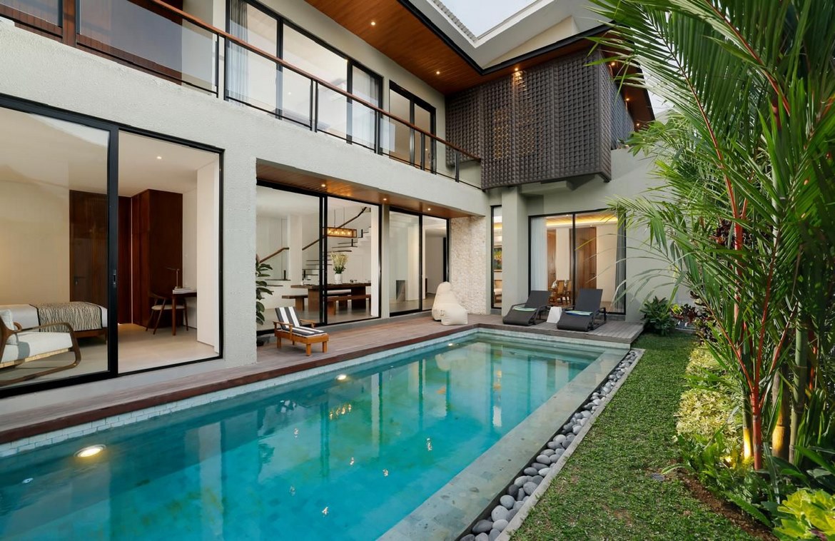 Modern contemporary freehold villa in Kerobokan. Villas in Bali for Sale: Villa in Kerobokan, Bali for 468 Thousands EUR. Freehold. Main Photo