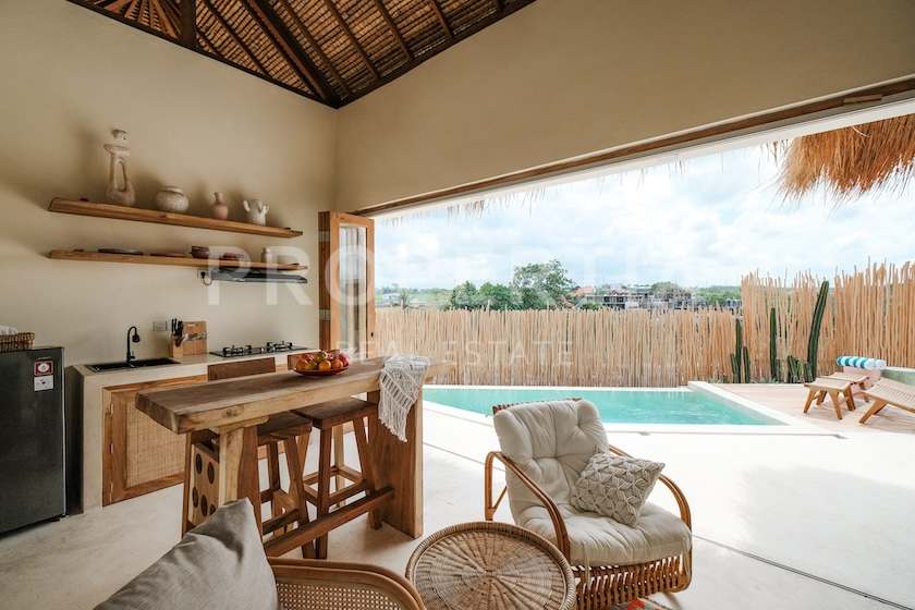Modern Boho Style Villa In Munggu. Villas in Bali for Sale: Вилла в Мунггу, Бали за 180 тыс. USD. Leasehold. Главное фото