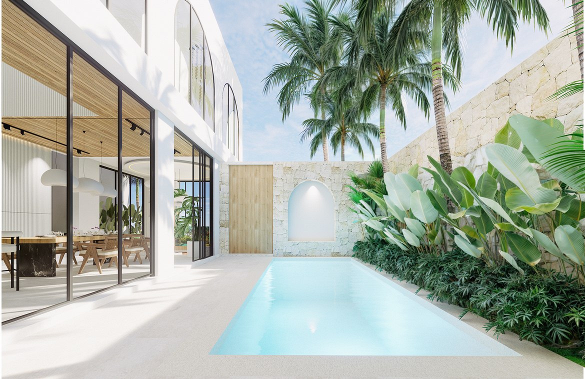 Enchanting 3-bedroom Balangan villa for sale. Villas in Bali for Sale: Villa in Bukit West, Bali for 10,5 Million TWD. Freehold. Main Photo