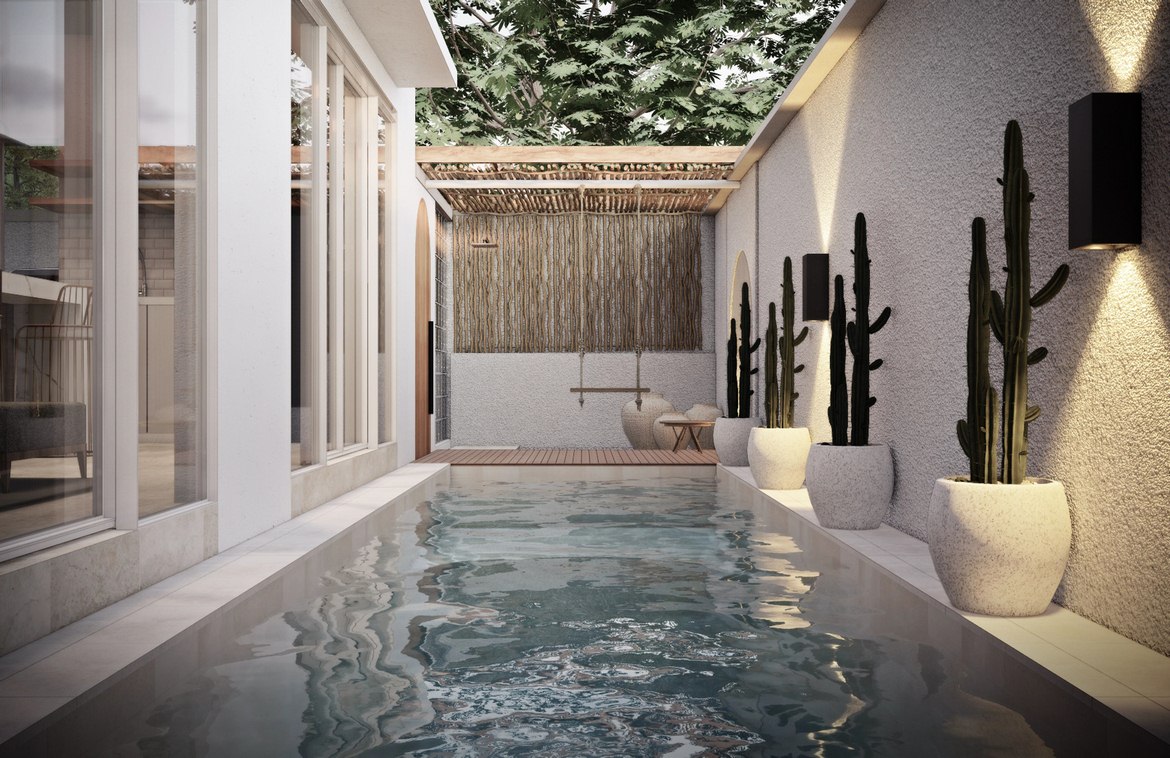 Charming 2-bedroom Ungasan villa for lease. Villas in Bali for Sale: Vila di Bukit South, Bali untuk 135 Ribuan USD. Leasehold. Foto Utama