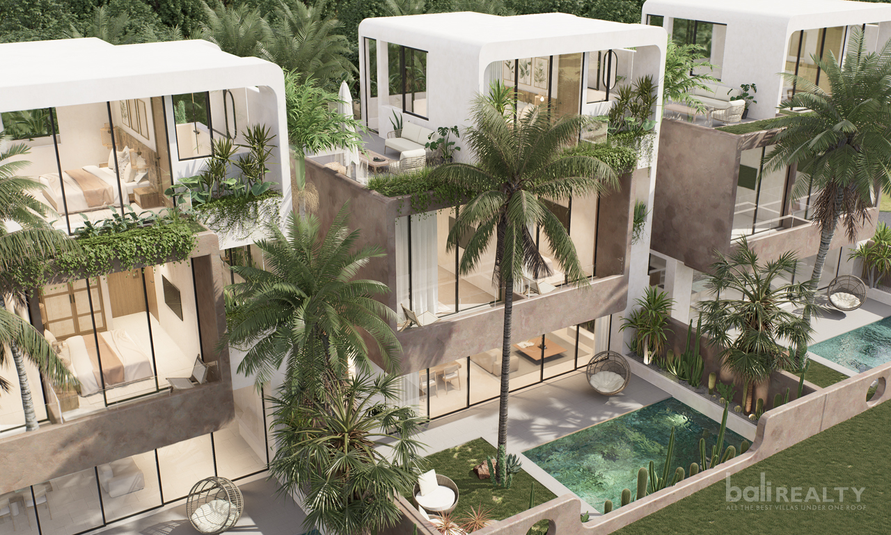 Modern Three-Bedroom Coastal Villa in Pecatu: Fully Furnished with Rooftop Lounge and Ocean Views. Villas in Bali for Sale: Villa in Pecatu, Bali for 4,2 Billion IDR. Leasehold. Main Photo