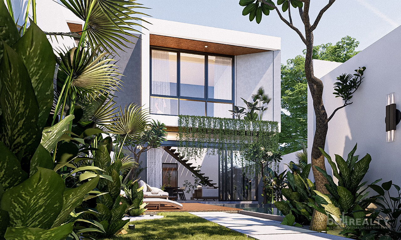 Potential ROI: Investment Opportunity in Modern Three-Bedroom Villa Near Mertasari Beach, Sanur. Villas in Bali for Sale: Villa in Sanur, Bali for 199 Thousands USD. Leasehold. Main Photo