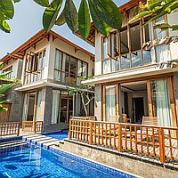 Three bedroom gated estate villa near Batu Bolong beach. Villas in Bali for Sale: Villa in Canggu, Bali for 18,5 Million TWD. Freehold. Preview of main photo