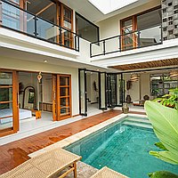 Modern comfort three-bedroom villa in Berawa. Villas in Bali for Sale: Villa in Canggu, Bali for 300 Thousands USD. Leasehold. Preview of main photo
