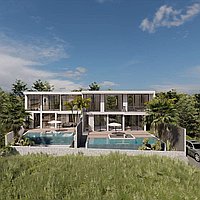 Luxury and Affordability Meet at This 2-Bedroom Villa with Private Pool in Canggu. Villas in Bali for Sale: Villa in Canggu, Bali for 300 Thousands USD. Leasehold. Preview of main photo