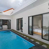 Scandinavian Minimalist Designed Two-Bedroom Villa in Canggu. Villas in Bali for Sale: Villa in Canggu, Bali for 0,9 Million HKD. Leasehold. Preview of main photo