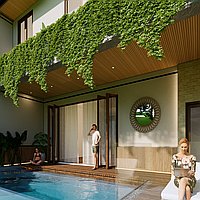 Unique 100-year lease: Serene 3-bedroom villa in Canggu. Villas in Bali for Sale: Villa in Canggu, Bali for 36,7 Million INR. Leasehold. Preview of main photo
