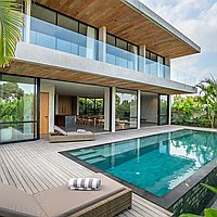 Modern three bedroom villa in tranquil Tumbak Bayuh village. Villas in Bali for Sale: Villa in Canggu, Bali for 111,3 Million JPY. Leasehold. Preview of main photo