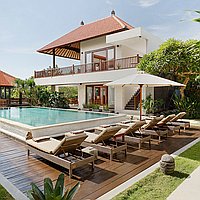 Canggu’s Finest Location: Grandeur 9-Bedroom Villa – Investment Opportunity. Villas in Bali for Sale: Villa in Canggu, Bali for 155,9 Million INR. Leasehold. Preview of main photo