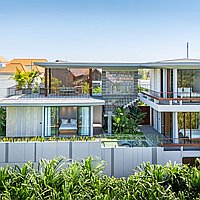 Stunning 4-bedroom villa in Tumbak Bayuh with pandan field views. Villas in Bali for Sale: Villa in Canggu, Bali for 4,6 Million CNY. Leasehold. Preview of main photo
