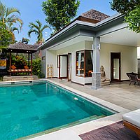 Captivating Two-Bedroom Freehold Villa with Authentic Balinese Architecture in Pererenan’s Thriving Locale. Villas in Bali for Sale: Villa in Canggu, Bali for 519 Thousands SGD. Freehold. Preview of main photo