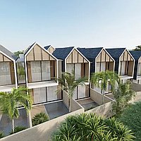 Gorgeous One-Bedroom Villa in a Secure Townhouse Complex in Buduk. Villas in Bali for Sale: Villa in Canggu, Bali for 8,9 Million INR. Leasehold. Preview of main photo