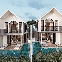 Splendid Two-Bedroom Villa with Elegant Architecture only 200 Meters to the Beach, in Cemagi. Villas in Bali for Sale: Villa in Cemagi, Bali for 4,3 Billion IDR. Freehold. Preview of main photo