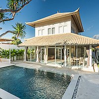 Cozy and stylish four-bedroom villa with poolside serenity in Kerobokan . Villas in Bali for Sale: Villa in Kerobokan, Bali for 1,8 Million HKD. Leasehold. Preview of main photo