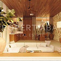 Stunning Tropical Biophilic Villas In Prime Of Bingin. Villas in Bali for Sale: Villa in Bingin, Bali for 194 Thousands EUR. Leasehold. Preview of main photo