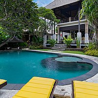 Unparalleled Opportunity: Freehold Four-Bedroom Villa with Deluxe Design on Expansive 1540 sqm Land, Proximity to Sanur Beach. Villas in Bali for Sale: Villa in Sanur, Bali for 1262 Thousands USD. Freehold. Preview of main photo