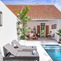 Two bedroom villa, 400m from the beach in Seminyak. Villas in Bali for Sale: Villa in Seminyak, Bali for 496 Thousands NZD. Leasehold. Preview of main photo