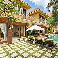 Sophisticated 4-bedroom Seminyak sanctuary for lease. Villas in Bali for Sale: Villa in Seminyak, Bali for 7 Billion IDR. Leasehold. Preview of main photo