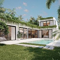 Serene mediterranean 4-bedroom villa with rice field views in Kaba-kaba. Villas in Bali for Sale: Villa in Tabanan, Bali for 8 Billion IDR. Leasehold. Preview of main photo