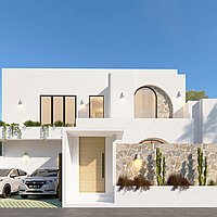 Three-Bedroom Mediterranean-Style Freehold Villa Near Uluwatu. Villas in Bali for Sale: Villa in Uluwatu, Bali for 15,9 Million PHP. Freehold. Preview of main photo